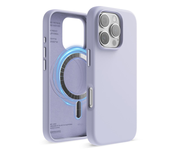 Elago Magnetic Silicone do iPhone 16 Pro Purple ES16MSSC63PRO-PU - 1278788 - zdjęcie